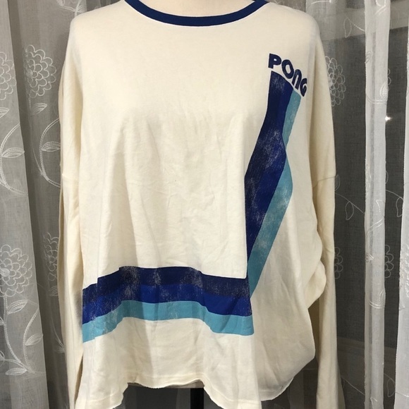 Junk food pong cream/blue T-shirt SZ 3X NWT - Picture 2 of 13